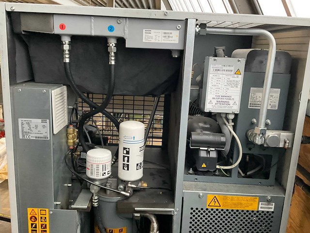 2017 atlas copco ga11vsd+ff schroefcompressor - afbeelding 9 van  11
