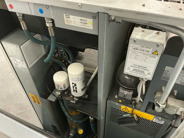 2017 atlas copco ga11vsd+ff schroefcompressor - afbeelding 10 van  27