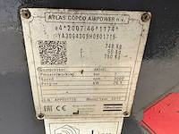 2017 atlas copco xas48g mobiele schroefcompressor - afbeelding 2 van  10