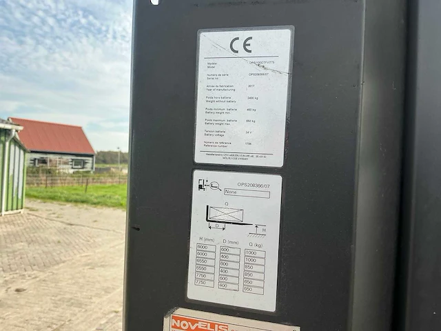 2017 atlet ops100d reach truck - afbeelding 2 van  17