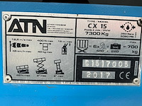 2017 atn cx 15 hoogwerker - afbeelding 38 van  43
