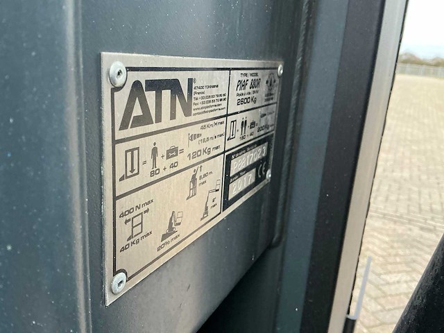 2017 atn piaf 880r hoogwerker - afbeelding 5 van  13