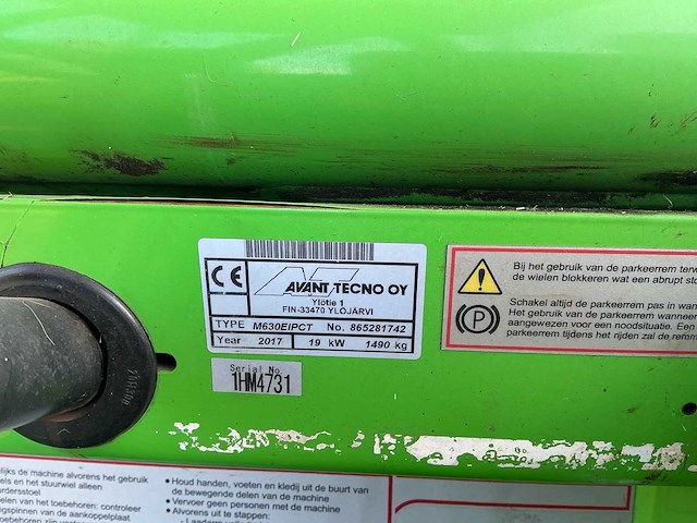 2017 avant m630 shovel - afbeelding 21 van  28