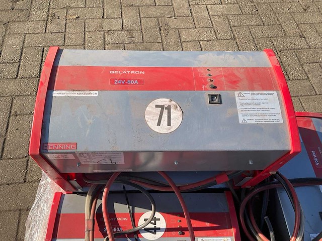 2017 belatron e230 acculader (7x) - afbeelding 4 van  7