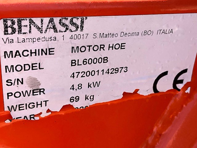 2017 benassi bl6000b grondfrees - afbeelding 7 van  15