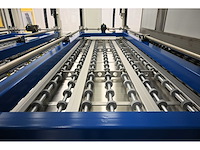 2017 benteler 2-delige glas panelen laad fifo systeem inclusief 5-delige kruiswissel systeem en rollenbaan systeem (c) - afbeelding 34 van  34