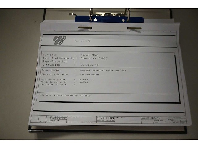 2017 benteler conveyor unloading / (turn over) crossbelt conveyor 7-delige aangedreven conveyor transportband systeem met kanteltafel en verticale zij-uitgifte (c) - afbeelding 9 van  36