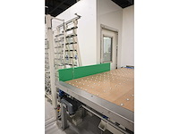 2017 benteler conveyor unloading / (turn over) crossbelt conveyor 7-delige aangedreven conveyor transportband systeem met kanteltafel en verticale zij-uitgifte (c) - afbeelding 30 van  36