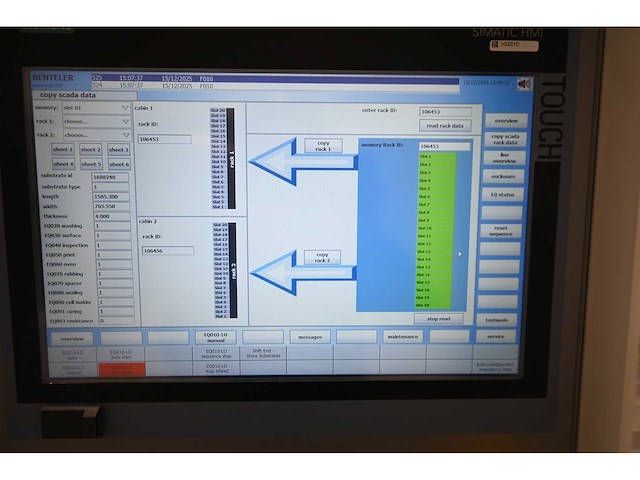 2017 benteler / dpe 010lo 2-delige glas (kantelbaar) scc laad en ontlaad station (c) - afbeelding 19 van  22