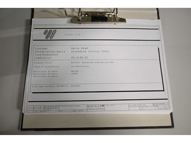 2017 benteler / masévon 5-delige glas (kantelbaar) vcc laad en ontlaad station (c) - afbeelding 13 van  23