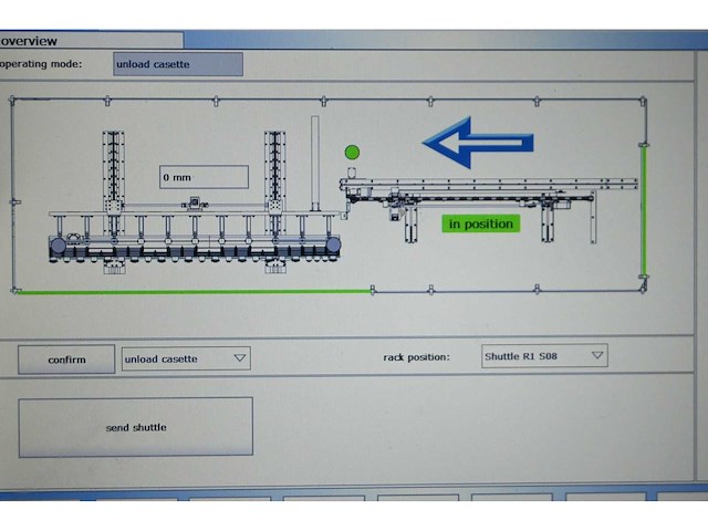 2017 benteler / masévon vertical conveyor 2-delige glas laad en ontlaad station - afbeelding 17 van  17