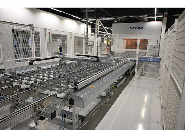 2017 benteler / snr / elabo 4-delige conveyor final inspection lijn met automatisch meet systeem (c) - afbeelding 4 van  19