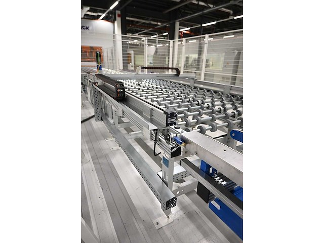2017 benteler / snr / elabo 4-delige conveyor final inspection lijn met automatisch meet systeem (c) - afbeelding 6 van  19
