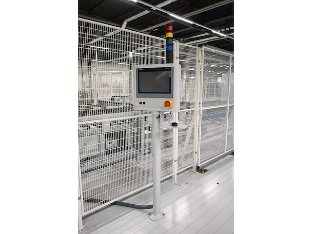 2017 benteler / snr / elabo 4-delige conveyor final inspection lijn met automatisch meet systeem (c) - afbeelding 9 van  19