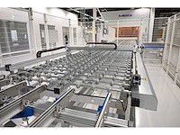 2017 benteler / snr / elabo 4-delige conveyor final inspection lijn met automatisch meet systeem (c) - afbeelding 1 van  19