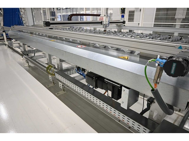 2017 benteler / snr / elabo 4-delige conveyor final inspection lijn met automatisch meet systeem (c) - afbeelding 15 van  19