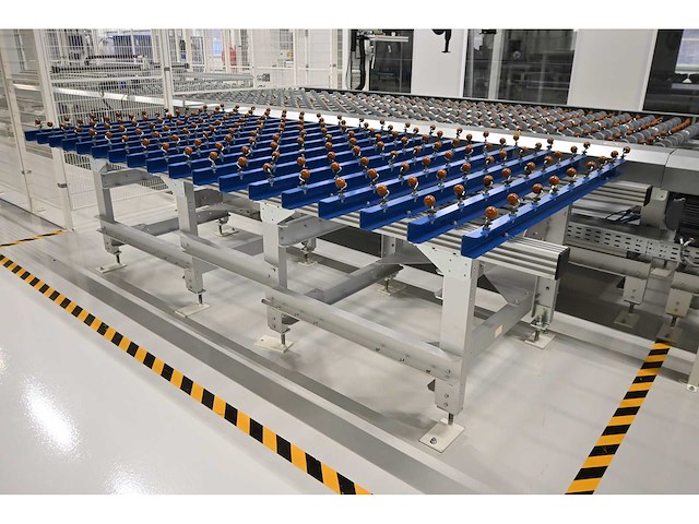 2017 benteler / snr / elabo 4-delige conveyor final inspection lijn met automatisch meet systeem (c) - afbeelding 17 van  19