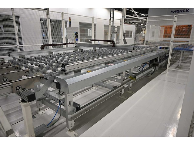 2017 benteler / snr / elabo 4-delige conveyor final inspection lijn met automatisch meet systeem - afbeelding 11 van  18