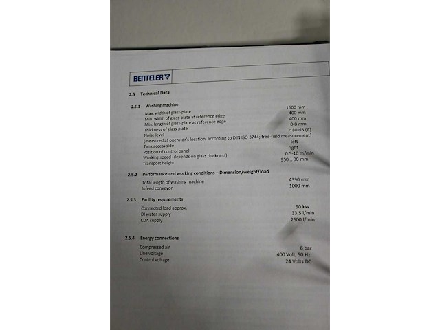 2017 benteler wm-l 4516.12121 lab washer ultrasoon section glas wasmachine (c) - afbeelding 28 van  37