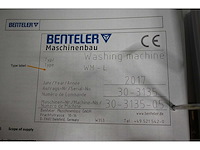 2017 benteler wm-l 4516.12121 lab washer ultrasoon section glas wasmachine (c) - afbeelding 30 van  37