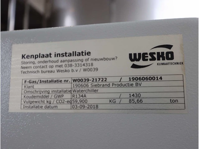 2017 bitzer 4ge-30y-40p koelinstallatie - afbeelding 4 van  15