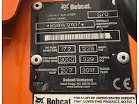 2017 bobcat s70 schranklader / mini wiellader - afbeelding 30 van  30