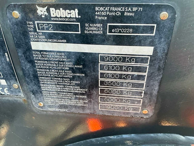 2017 bobcat tl38.70hf verreiker - afbeelding 5 van  14