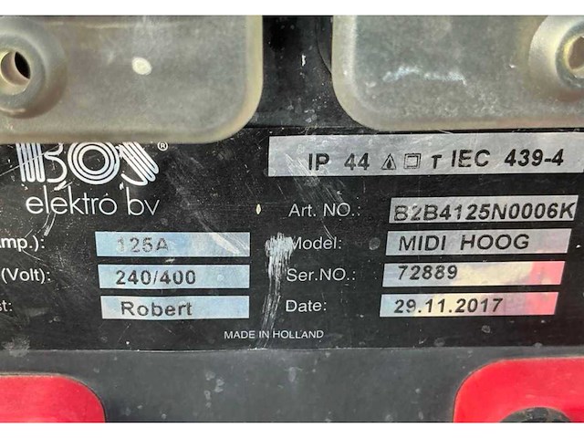 2017 bos midi hoog bouw aansluitkast - afbeelding 2 van  10