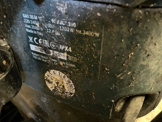 2017 bosch gas 35 m afc bouwstofzuiger - afbeelding 3 van  3