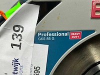 2017 bosch gks 85 g handcirkelzaag 235mm - afbeelding 4 van  5