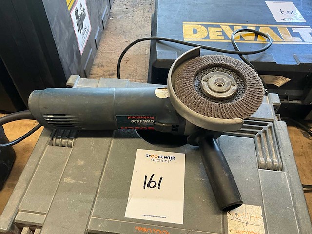 2017 bosch gws 1400 haakse slijpmachine - afbeelding 3 van  5