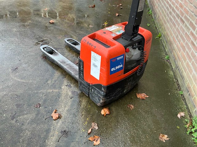 2017 bt lwe130 elektrische palletwagen - afbeelding 6 van  9