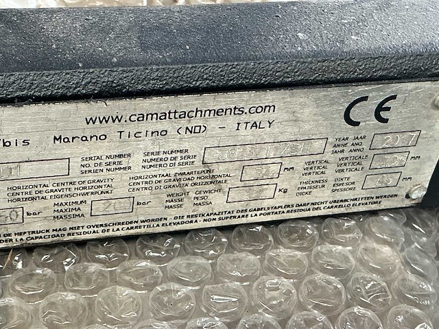 2017 cam s.r.l. f35.115p.c01 hydraulische vorkenspreider / sideshift - afbeelding 6 van  6