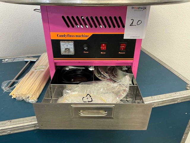 2017 candy floss machine et-mf01(720) suikerspinmachine - afbeelding 3 van  6