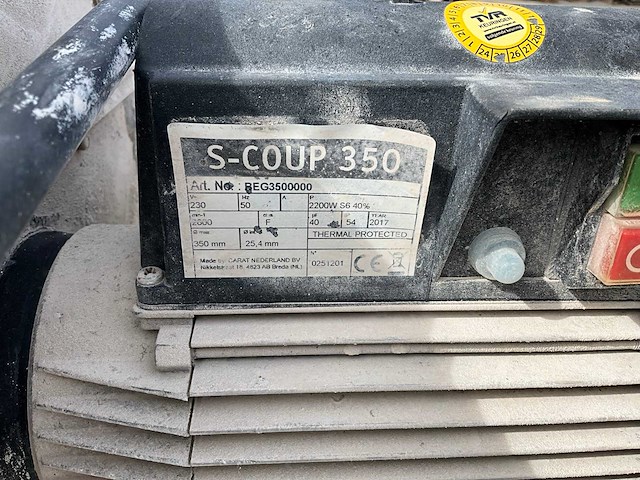 2017 carat s-coup 350 tegelzaagmachine - afbeelding 2 van  10