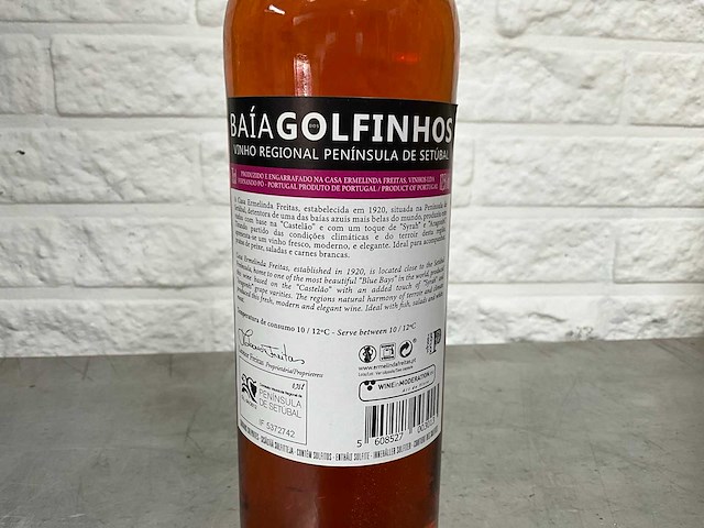 2017 casa ermelinda freitas baia golfinhos rose wijn (12x) - afbeelding 2 van  3