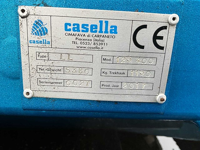 2017 casella ll 125/400 beregeningshaspel - afbeelding 8 van  19