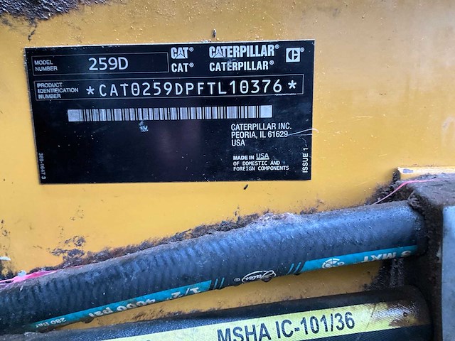 2017 caterpillar 295d schranklader / skid steer - afbeelding 22 van  31