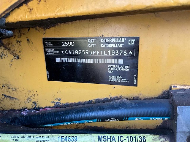 2017 caterpillar 295d schranklader / skid steer - afbeelding 27 van  27