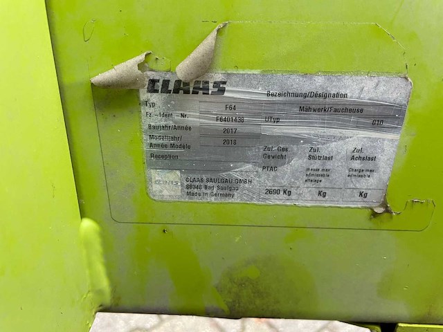 2017 claas 9200c contour + 3200 fc profil - afbeelding 35 van  56