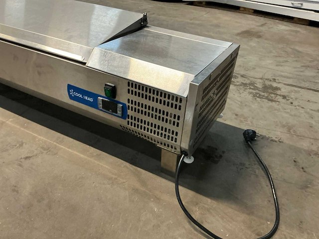 2017 cool heat vrx 12/33s/s borstkoeler gekoelde opzetvitrine - afbeelding 2 van  5