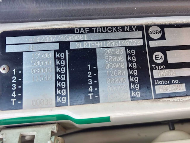 2017 daf xf 440 ft / h4en3 vrachtwagen - afbeelding 19 van  35