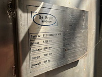 2017 de bruine tankbouw hydrofoorvat, rvs - afbeelding 5 van  13