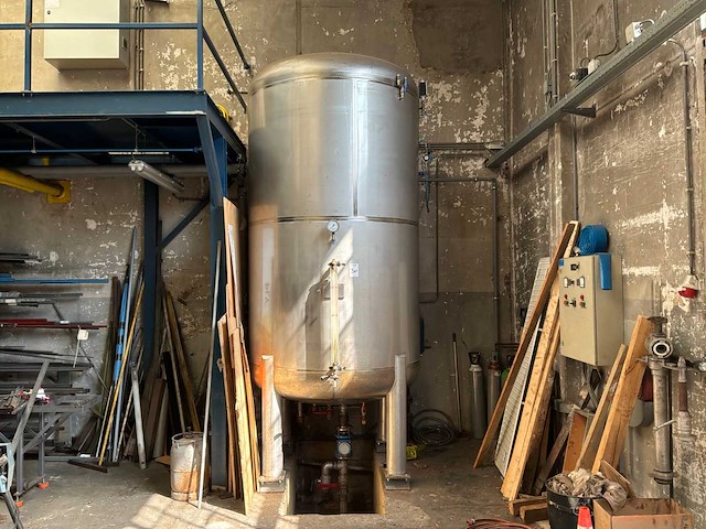 2017 de bruine tankbouw hydrofoorvat, rvs - afbeelding 1 van  7