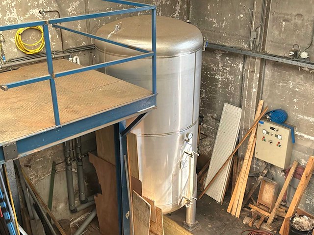 2017 de bruine tankbouw hydrofoorvat, rvs - afbeelding 3 van  7