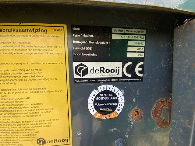 2017 de rooij asr20e perscontainer - afbeelding 7 van  7