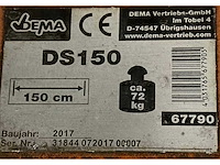 2017 dema ds150 sneeuwschuiver - afbeelding 4 van  4