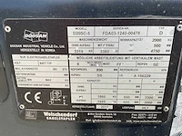 2017 doosan d20sc-5 vorkheftruck - afbeelding 24 van  30