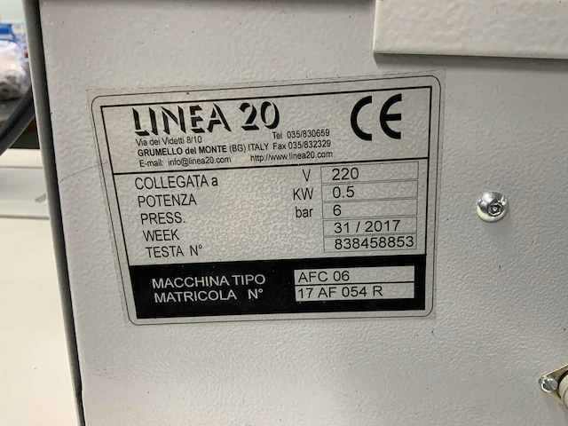 2017 dürknopadler linea 20 afc 06 gespen stikmachine - afbeelding 5 van  9