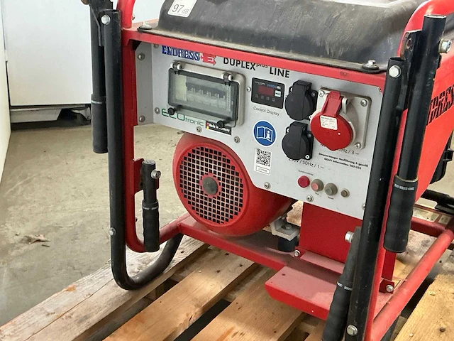 2017 endress ese 606 dhg-gt duplex aggregaat benzine 6,5kva 1x ra 1x400v - afbeelding 6 van  12